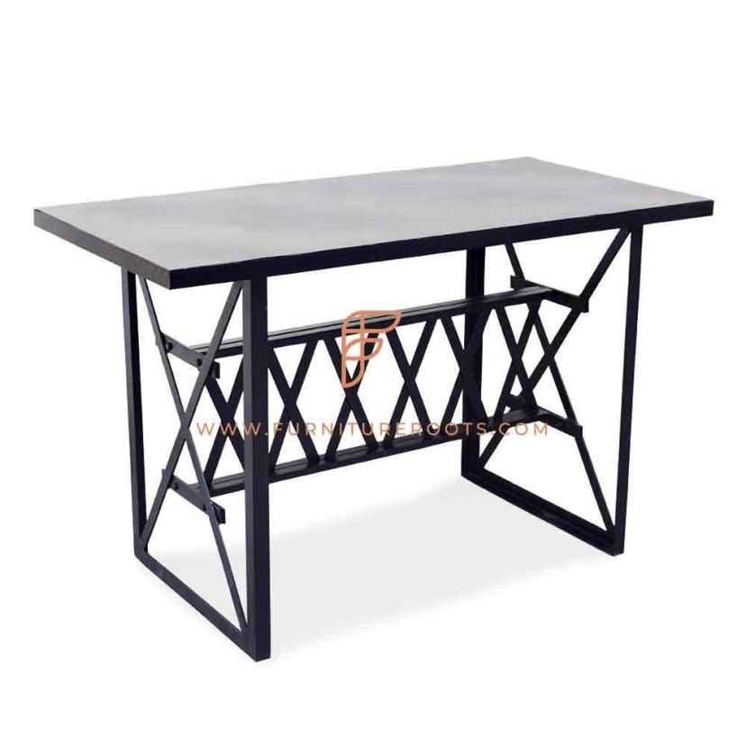 buy fr tables series designer all metal dining table with