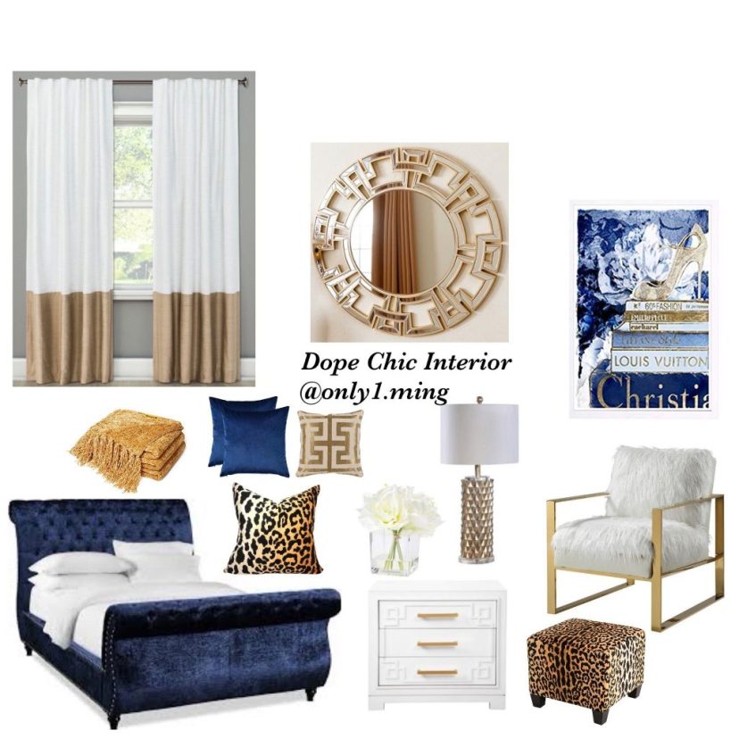 royal blue white and gold bedroom blue bedroom
