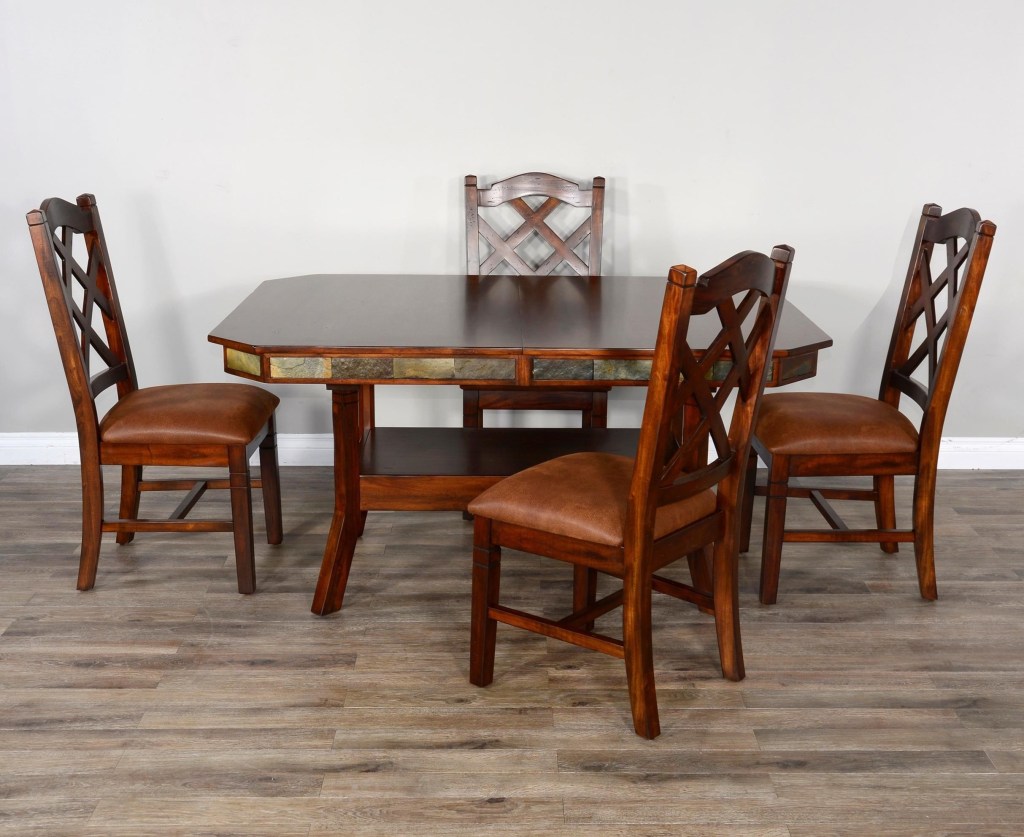 santa fe 2 dining table and chair set