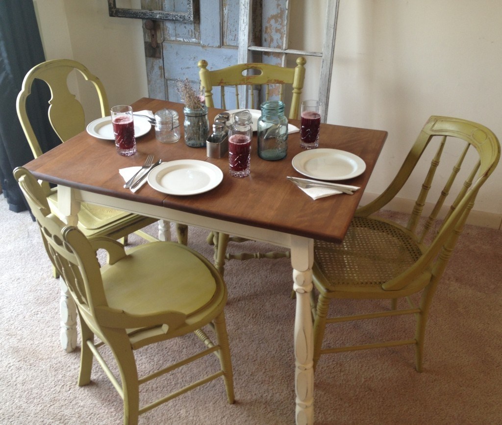 vintage kitchen table sets apartments