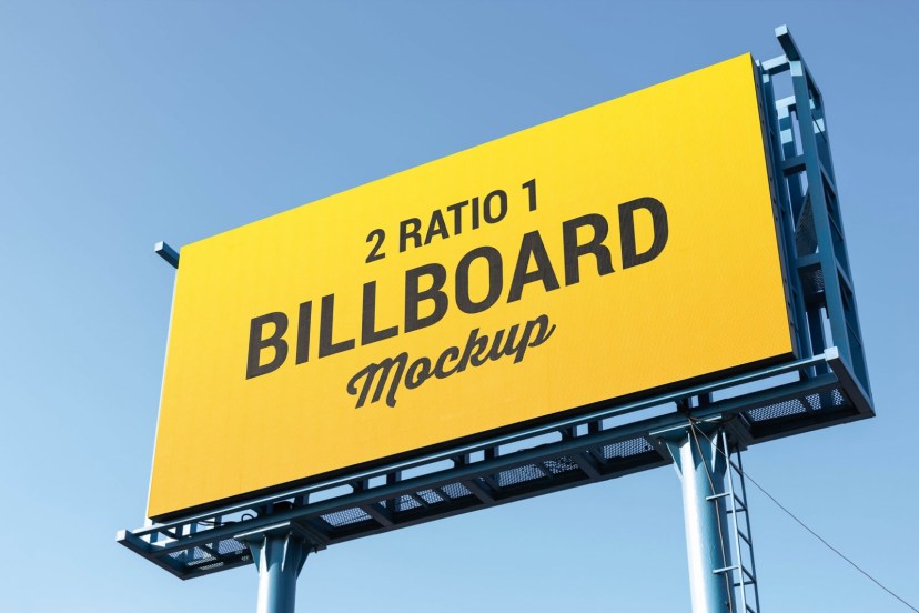 free 2 ratio 1 billboard mockup psd good mockups