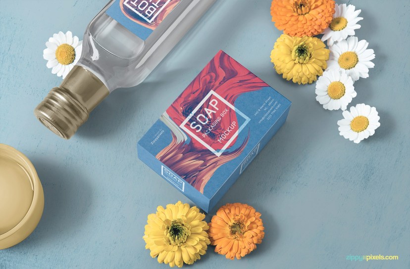free soap packaging mockup zippypixels