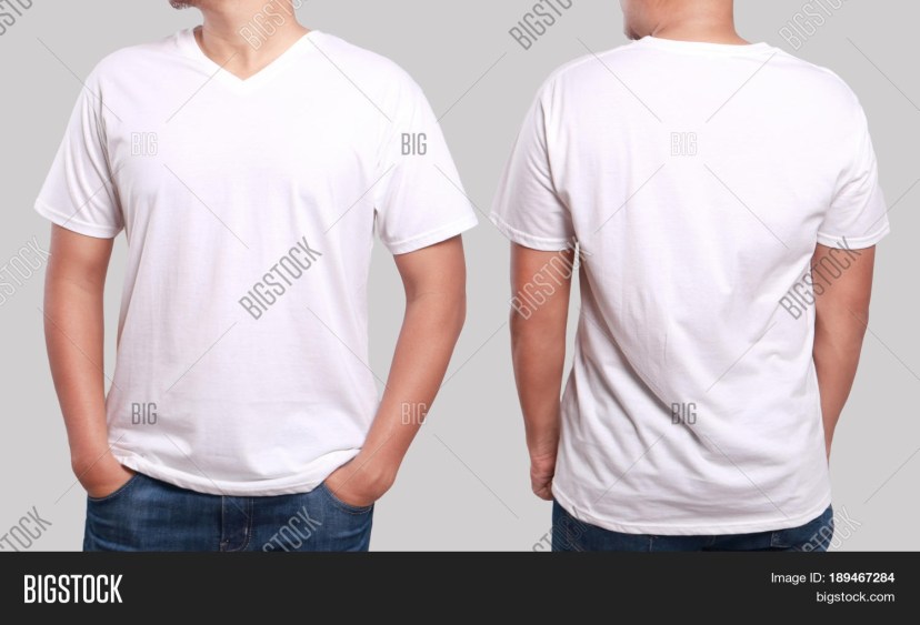 imagen y foto white t shirt mock prueba gratis bigstock