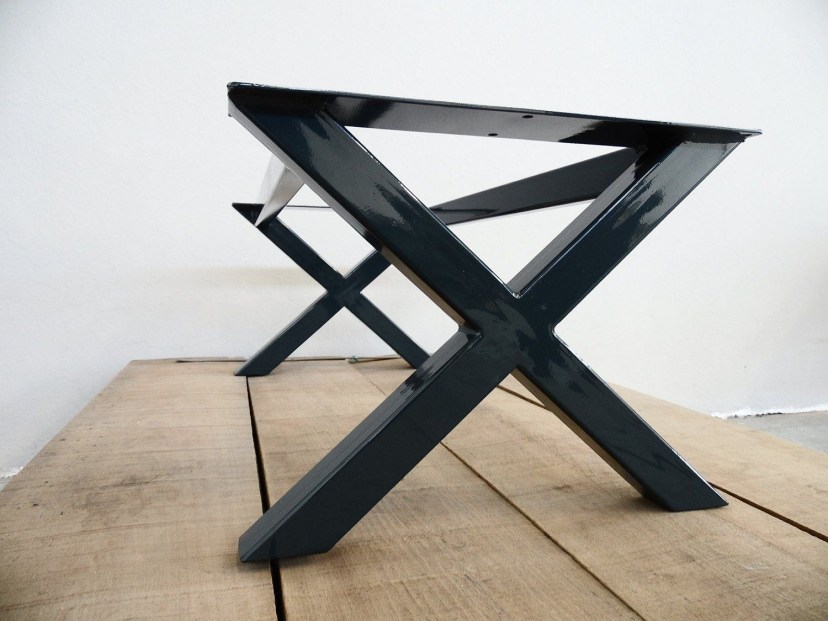 metal dining table base 28 h x 24 w apart etsy metal