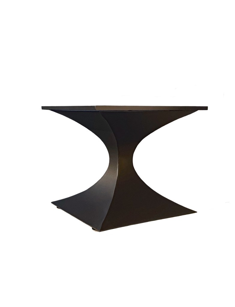 metal pedestal table base hourglass pedestal table base