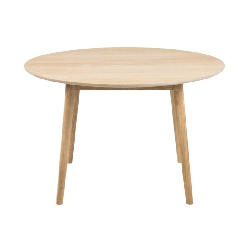 nagano 4 seater round oak dining table dining room