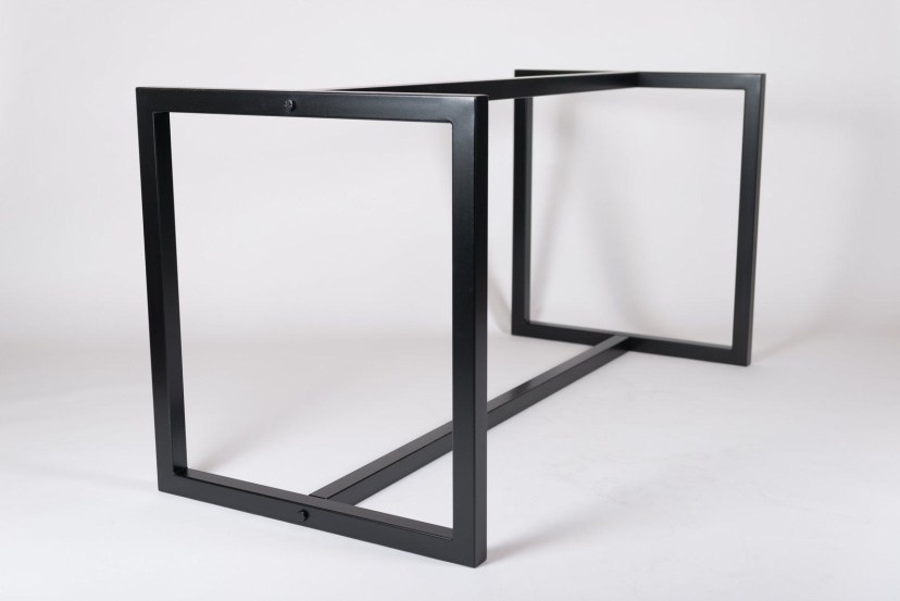 square shape industrial steel metal dining table baselegs