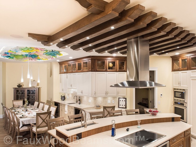 stunning kitchen ceiling treatment faux wood workshop