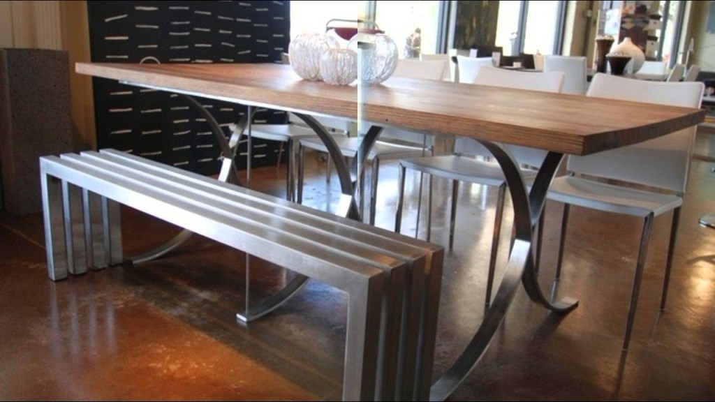 12 cool dining table ideas with benches