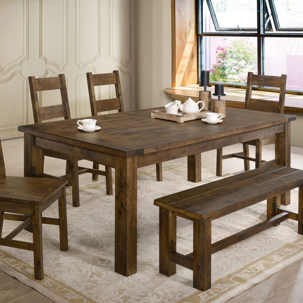 carbon loft glamdring rustic dining table