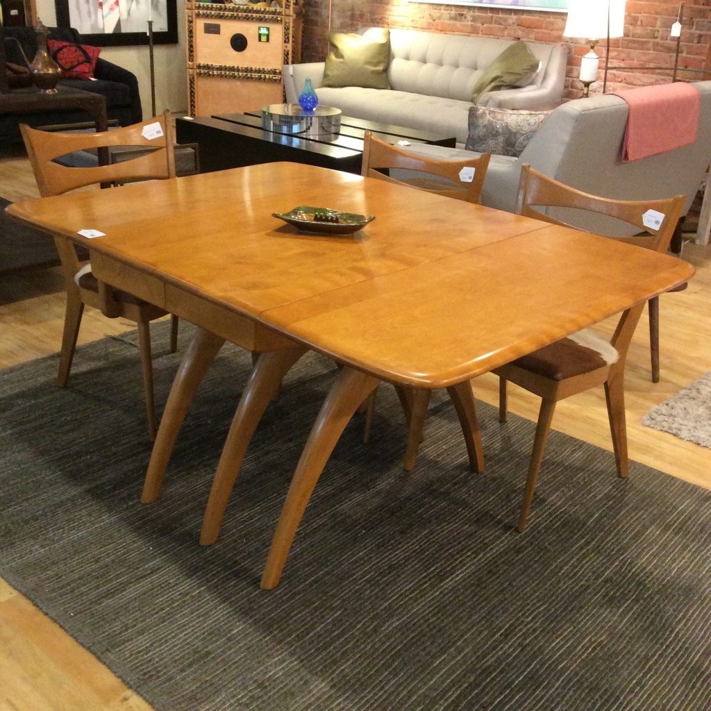 heywood wakefield dining table sold