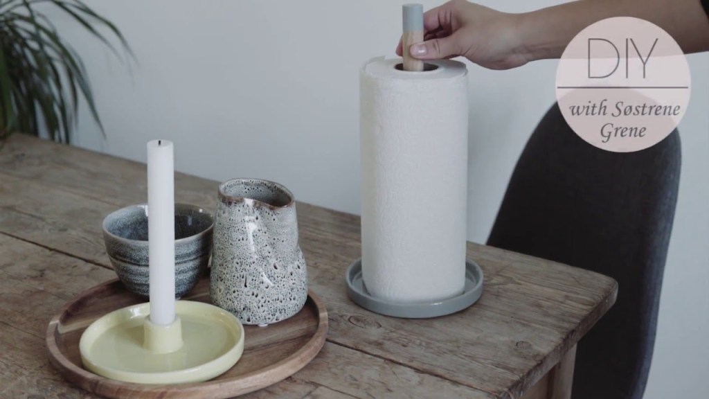 how to make a paper towel holder sstrene grene diy