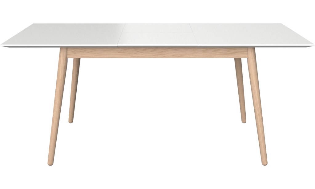 milano table with supplementary tabletop