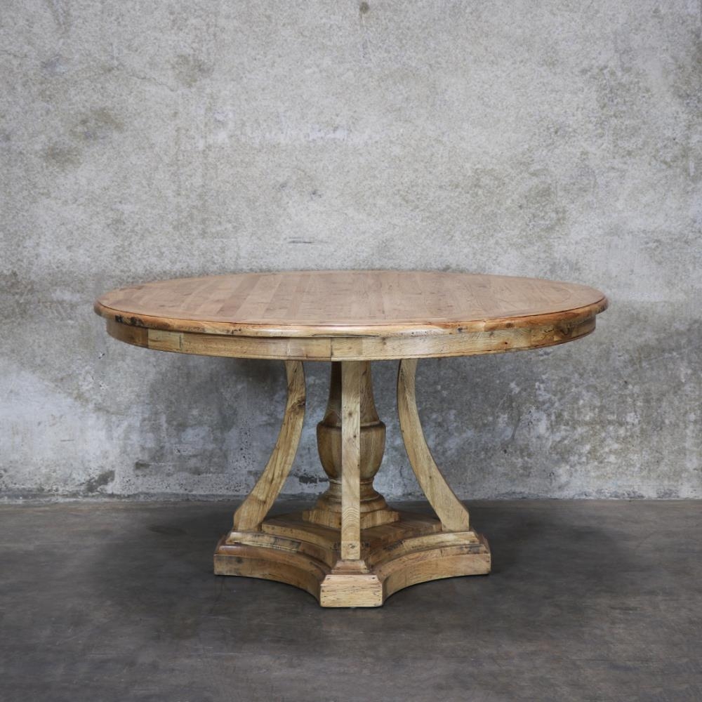 palais round oak dining table 140cm