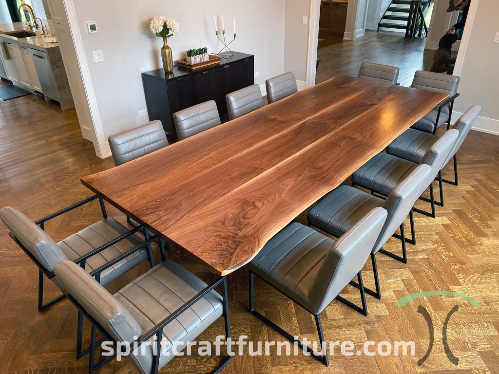 custom solid wood and live edge dining conference tables