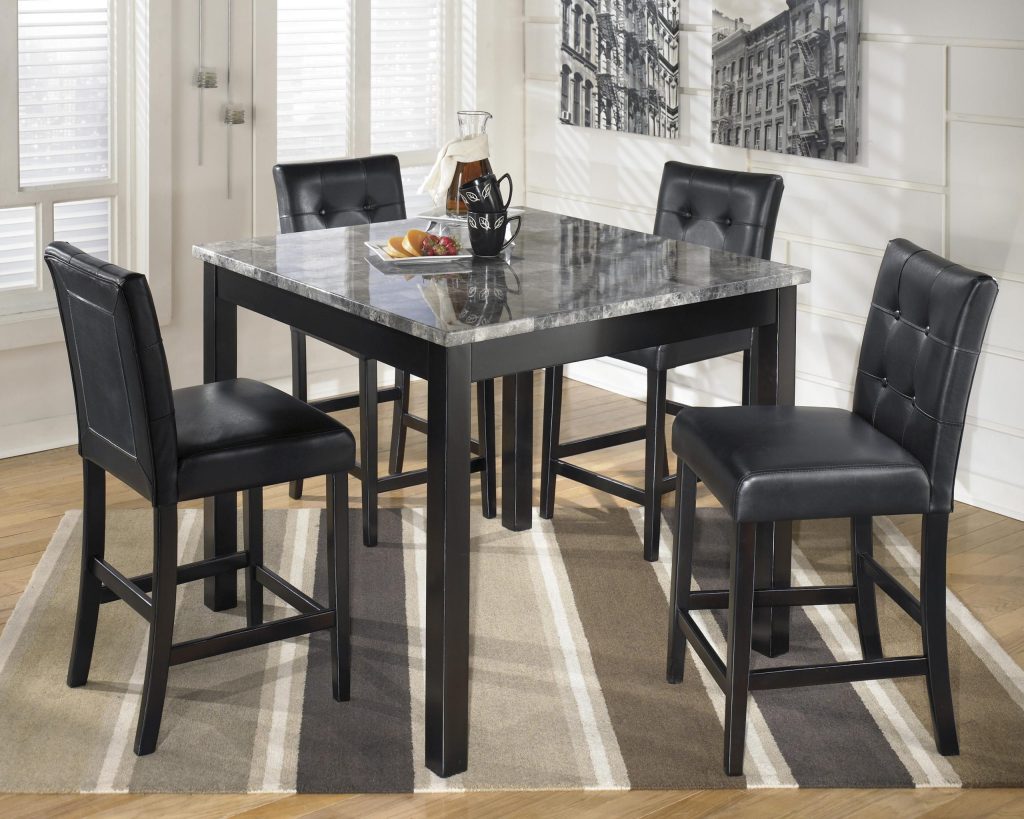 maysville square counter table set