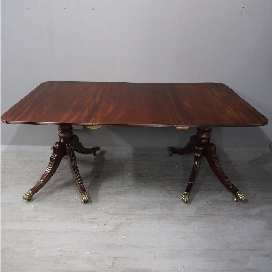 regency mahogany dining table