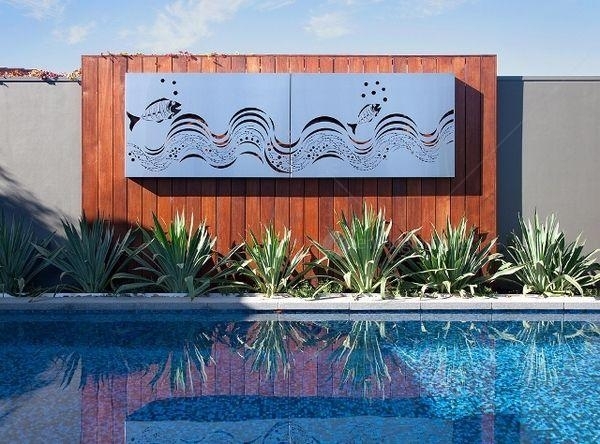 20 photos stainless steel outdoor wall art wall art ideas