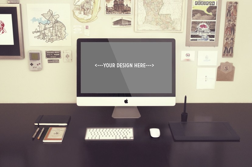 22 free psd desk mockup designs to showcase your work