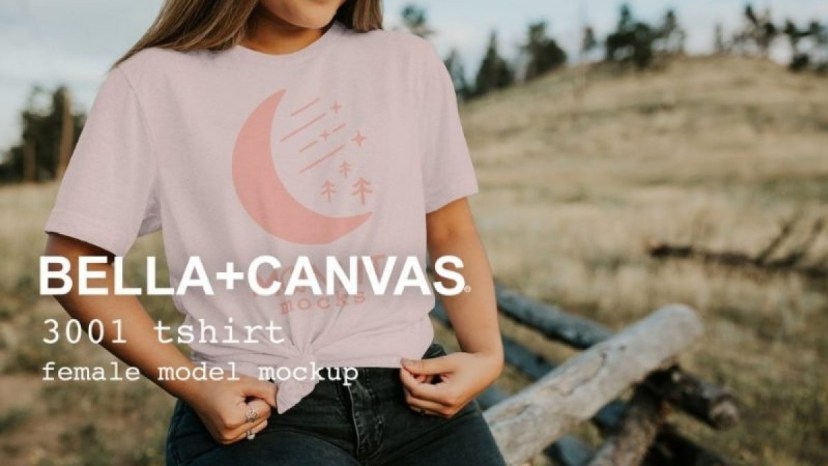 25 women t shirt mockup psd for apparel branding graphic