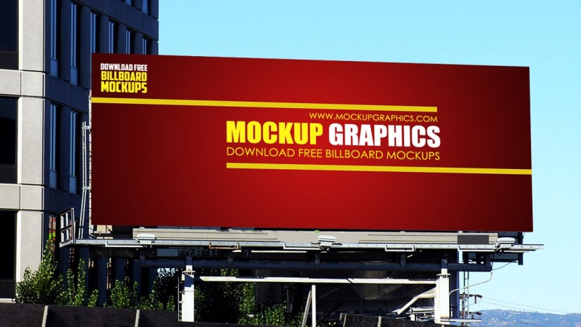 billboard mockup free mockupgraphics