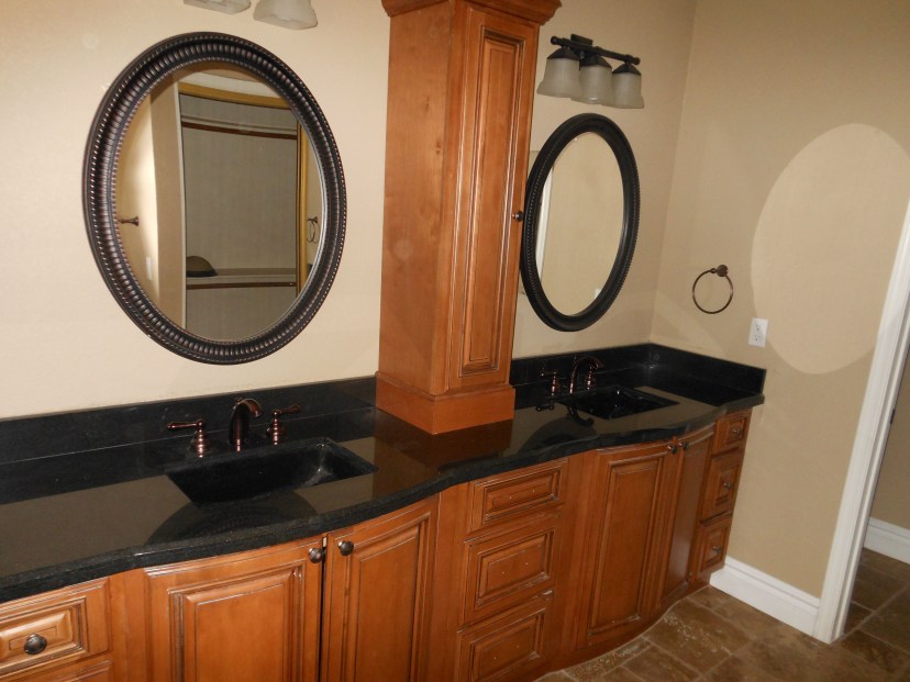 curved front bathroom vanity kitchen and bath remodeling