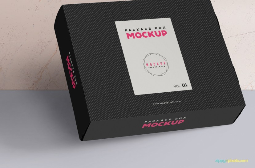free gorgeous box packaging mockup zippypixels
