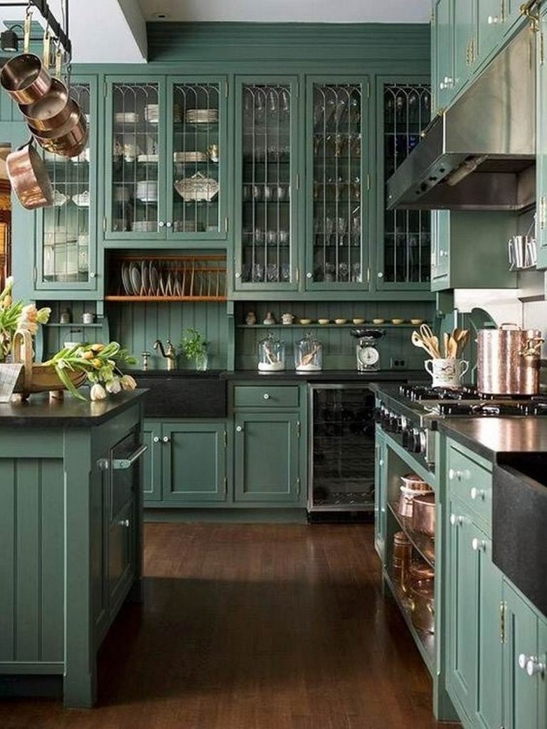 how to make a nice look kitchen with these vintage kitchen