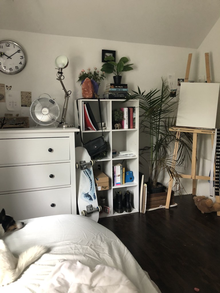 room inspo aesthetic bedroom cute room white small plants