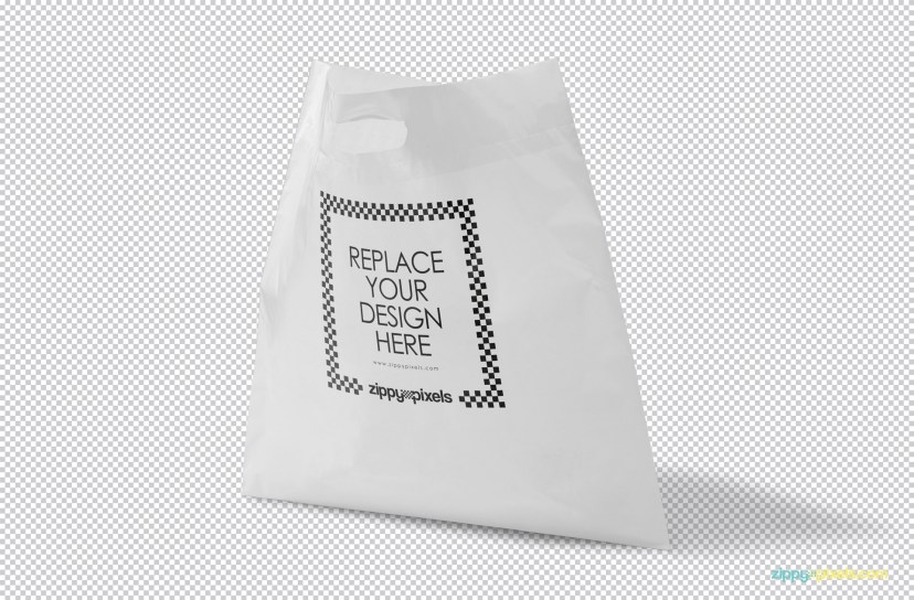 standing plastic bag mockup free psd zippypixels
