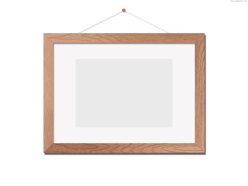 wooden photo frame template psd psdgraphics